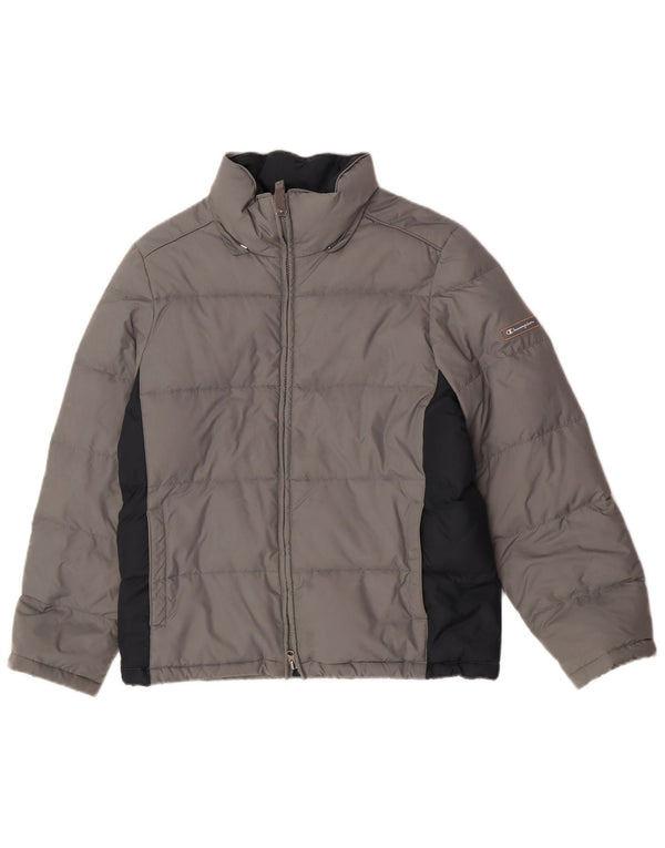 Champion ανδρικό υπερμεγέθη τζάκετ UK 10 Small Grey Colourblock