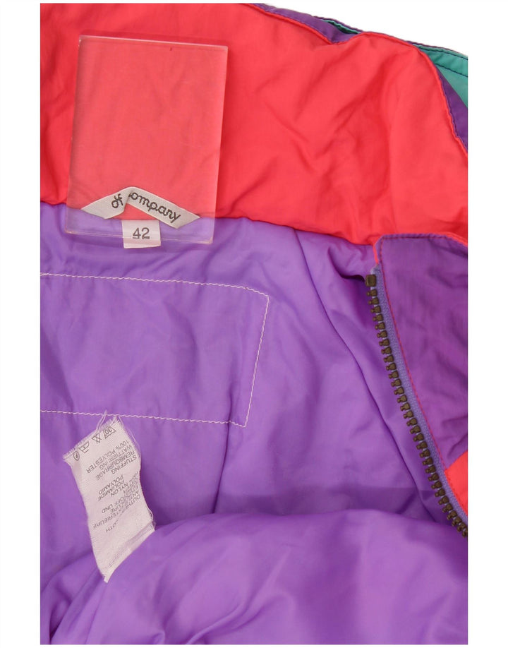 Vintage γυναικεία ολόσωμη φόρμα σκι IT 42 Medium πολύχρωμο Colourblock