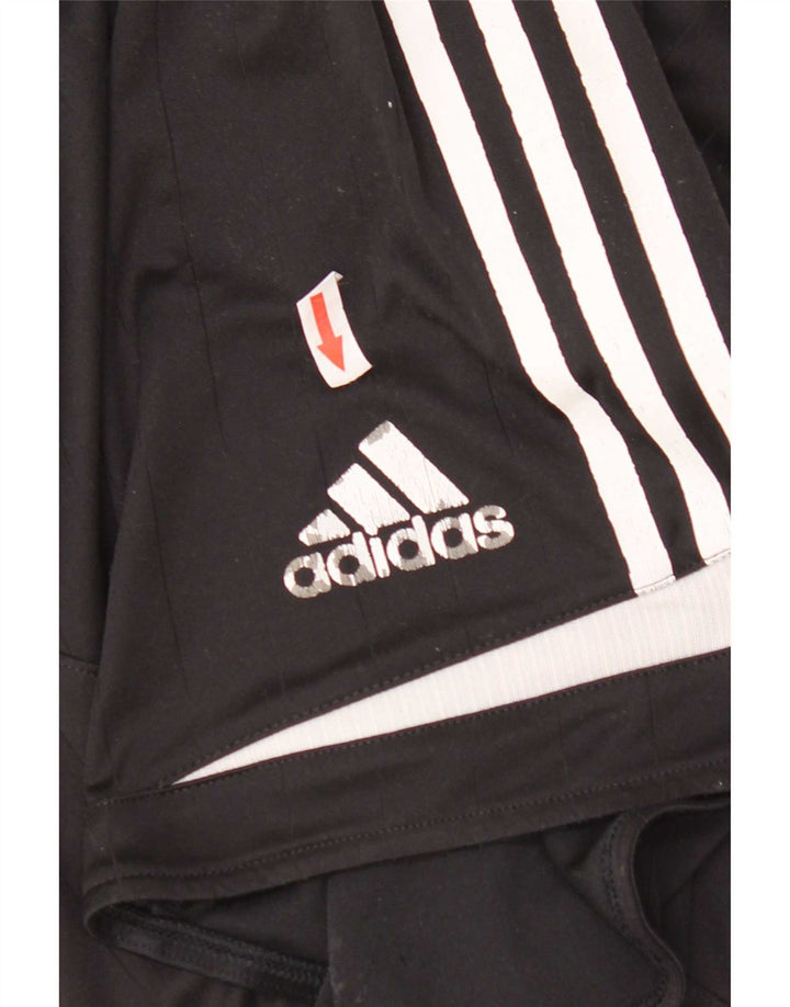 Ανδρικό γραφικό αθλητικό σορτς Adidas, μεσαίο μαύρο χρώμα, πολυεστέρας