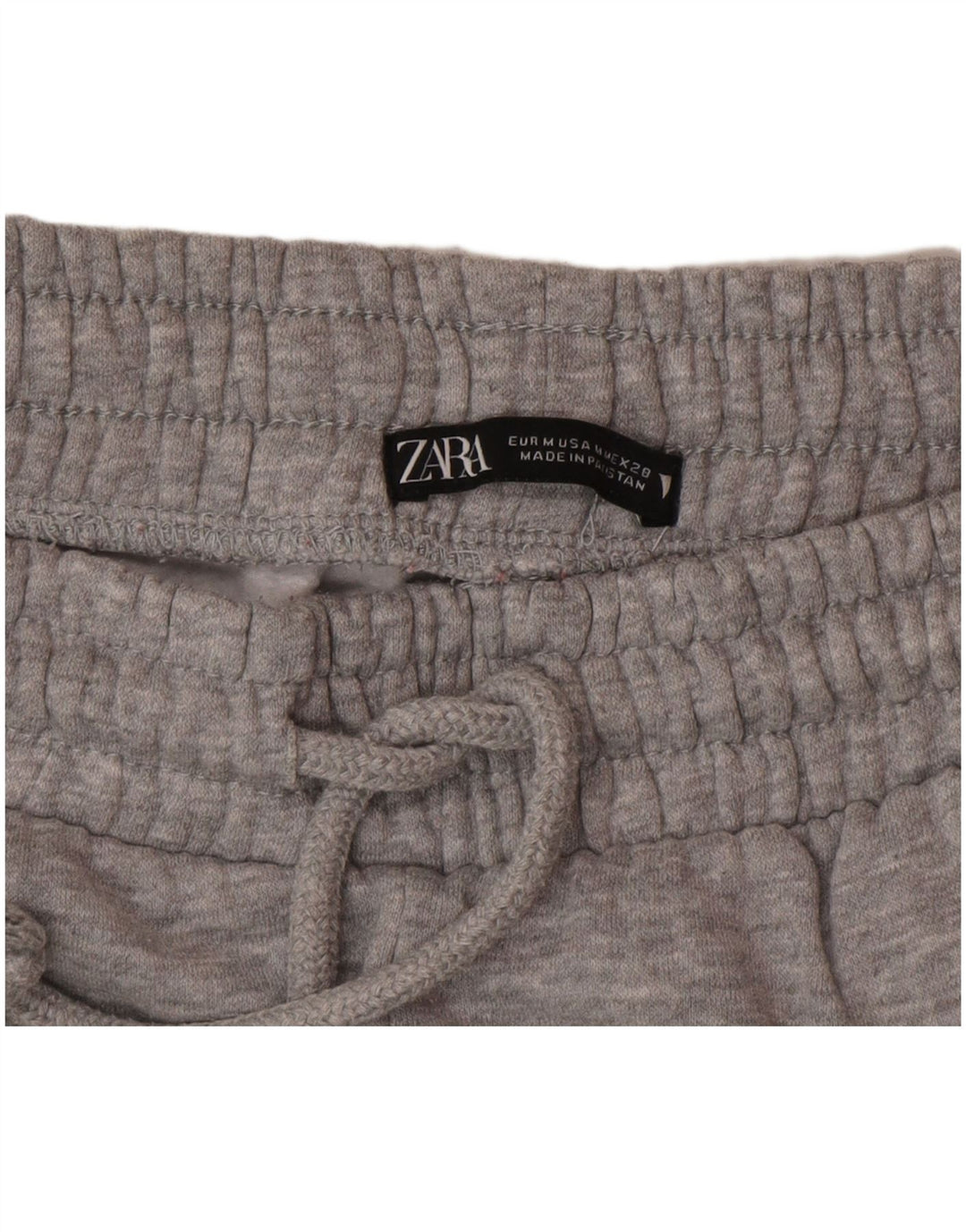 Zara γυναικεία αθλητική φόρμα παντελόνι Joggers UK 12 Medium Grey Flecked Polyester