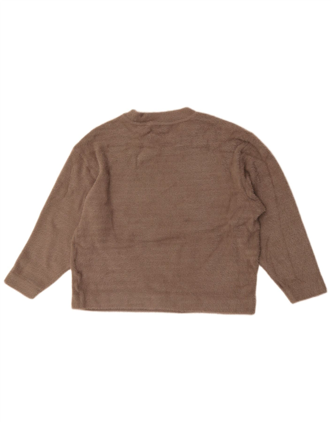 Marks & Spencer Γυναικείο πουλόβερ μεγάλου μεγέθους Crew Neck Jumper UK 16 Large Beige