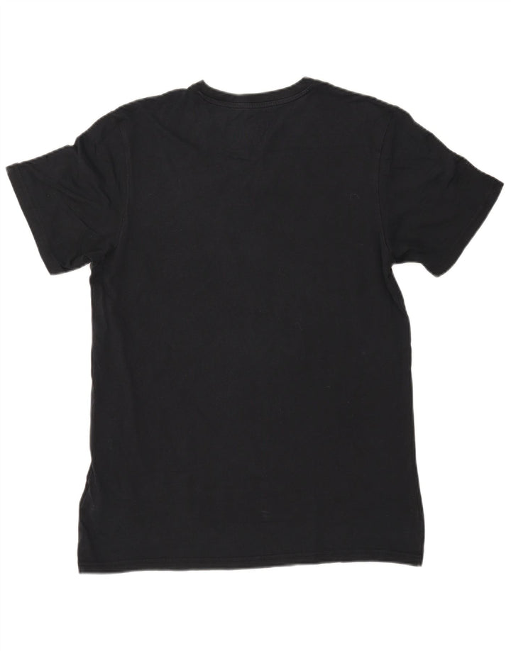 Ανδρικό γραφικό T-Shirt Adidas Top από μεσαίο μπλε ναυτικό βαμβακερό