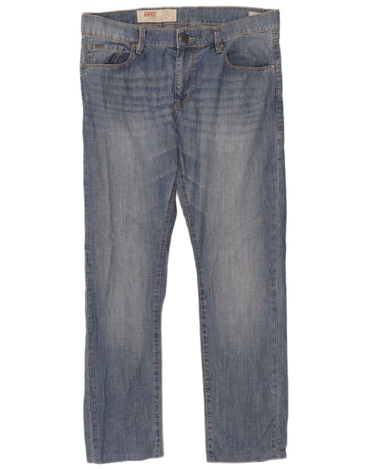 Rifle Ανδρικό Slim Jeans W36 L31 Μπλε Βαμβακερό