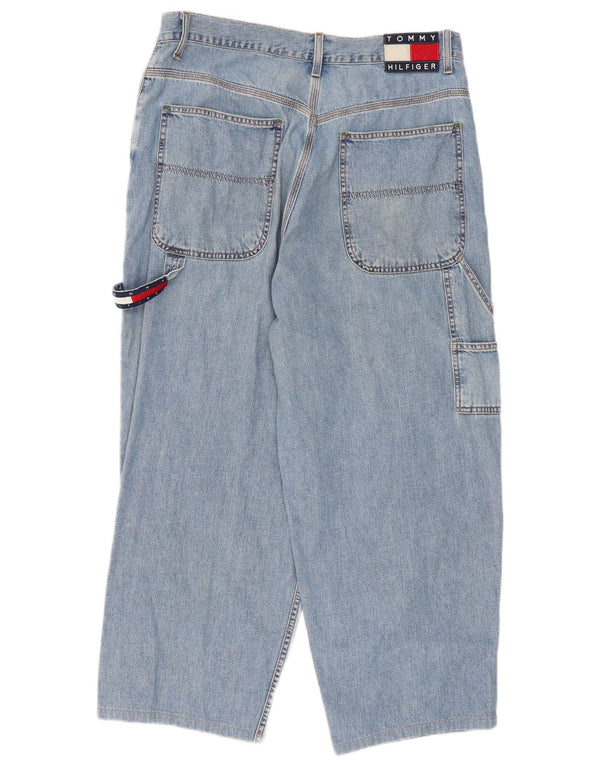 Tommy Hilfiger Ανδρικό Cargo Cropped Tapered Jeans W34 L25 Blue Cotton
