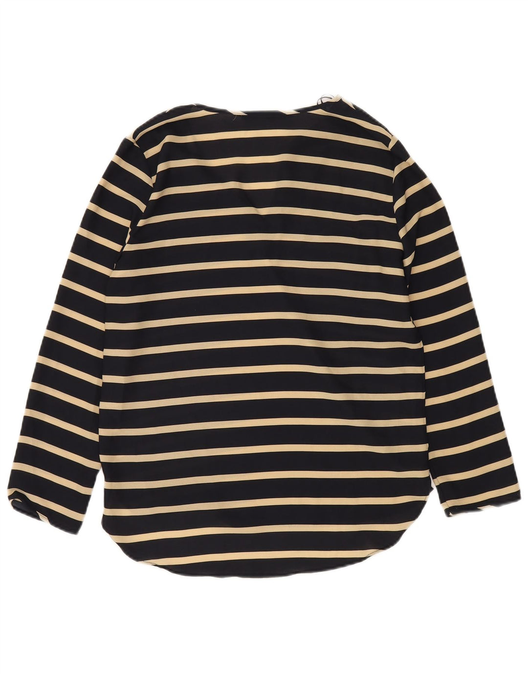 Zara Γυναικεία μακρυμάνικη μπλούζα τοπ UK 10 Small Navy Blue ριγέ