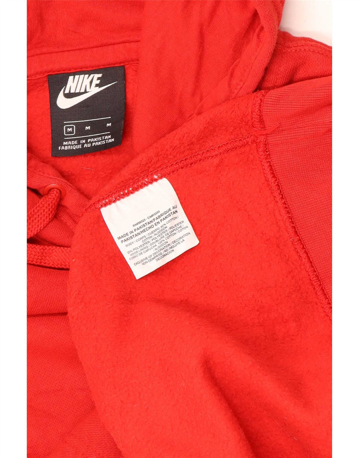 Ανδρικά κουκούλα Nike, μεσαίο κόκκινο πολυεστέρας
