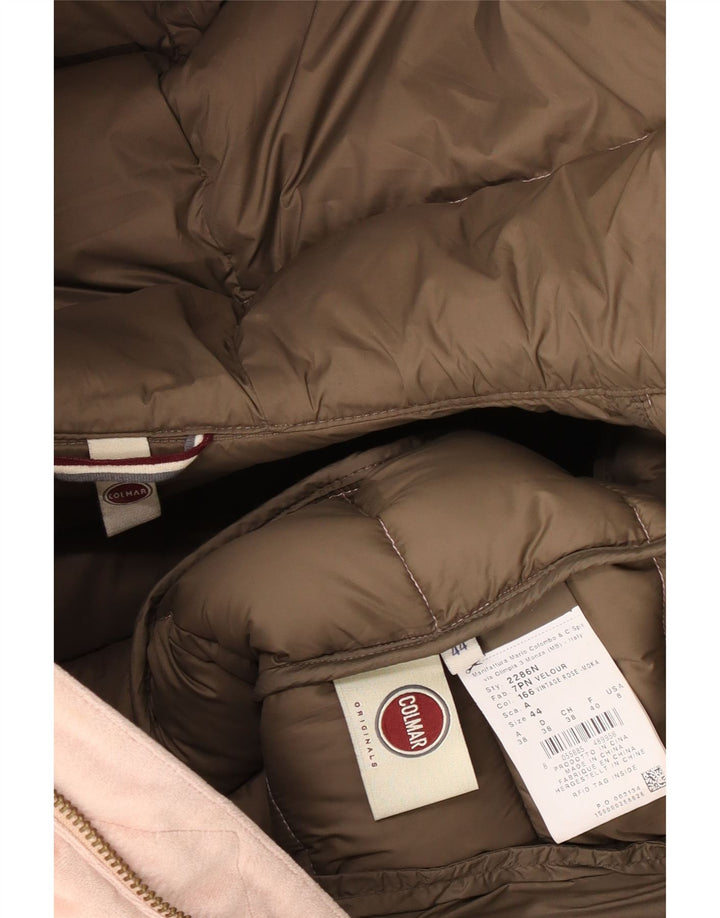 Colmar Γυναικείο Μπουφάν με κουκούλα βελούδινο με επένδυση IT 44 Medium Pink