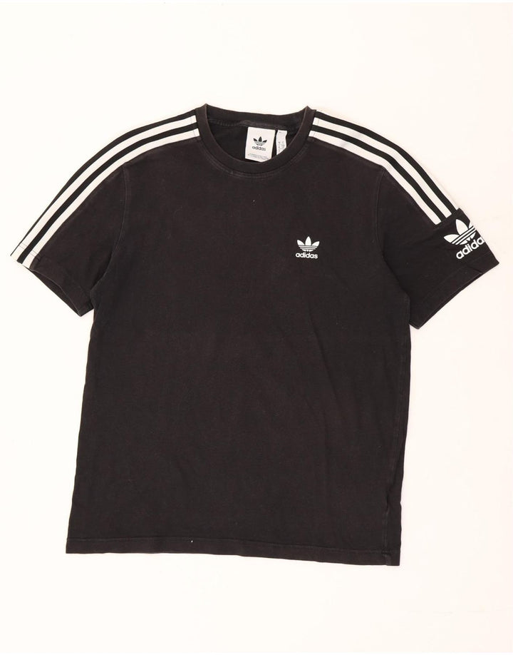 Ανδρικό T-Shirt ADIDAS Top Μικρό μαύρο βαμβακερό