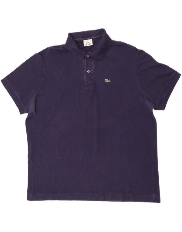 Ανδρικό πουκάμισο πόλο Lacoste, μέγεθος 7 2XL Navy Blue