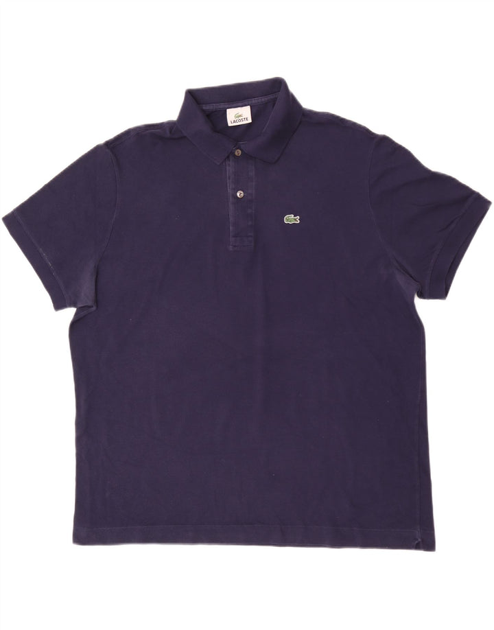Ανδρικό πουκάμισο πόλο Lacoste, μέγεθος 7 2XL Navy Blue