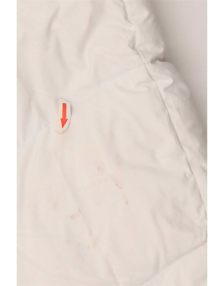 Tommy Hilfiger Ανδρικό μπουφάν με κουκούλα UK 38 Medium White Polyester