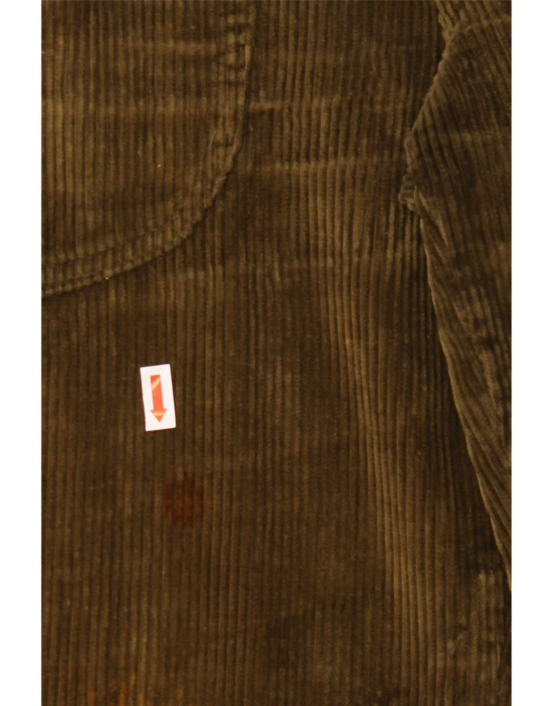 Ανδρικό ίσιο κοτλέ παντελόνι RITT W31 L29 Χακί