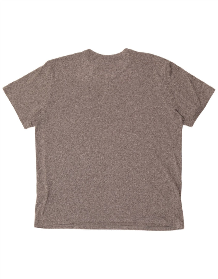 Ανδρικό γραφικό μπλουζάκι Nike Dri Fit Top 2XL Grey Polyester