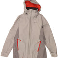 JACK WOLFSKIN Γυναικείο τζάκετ αντιανεμικό UK 14/16 Large Grey Colourblock