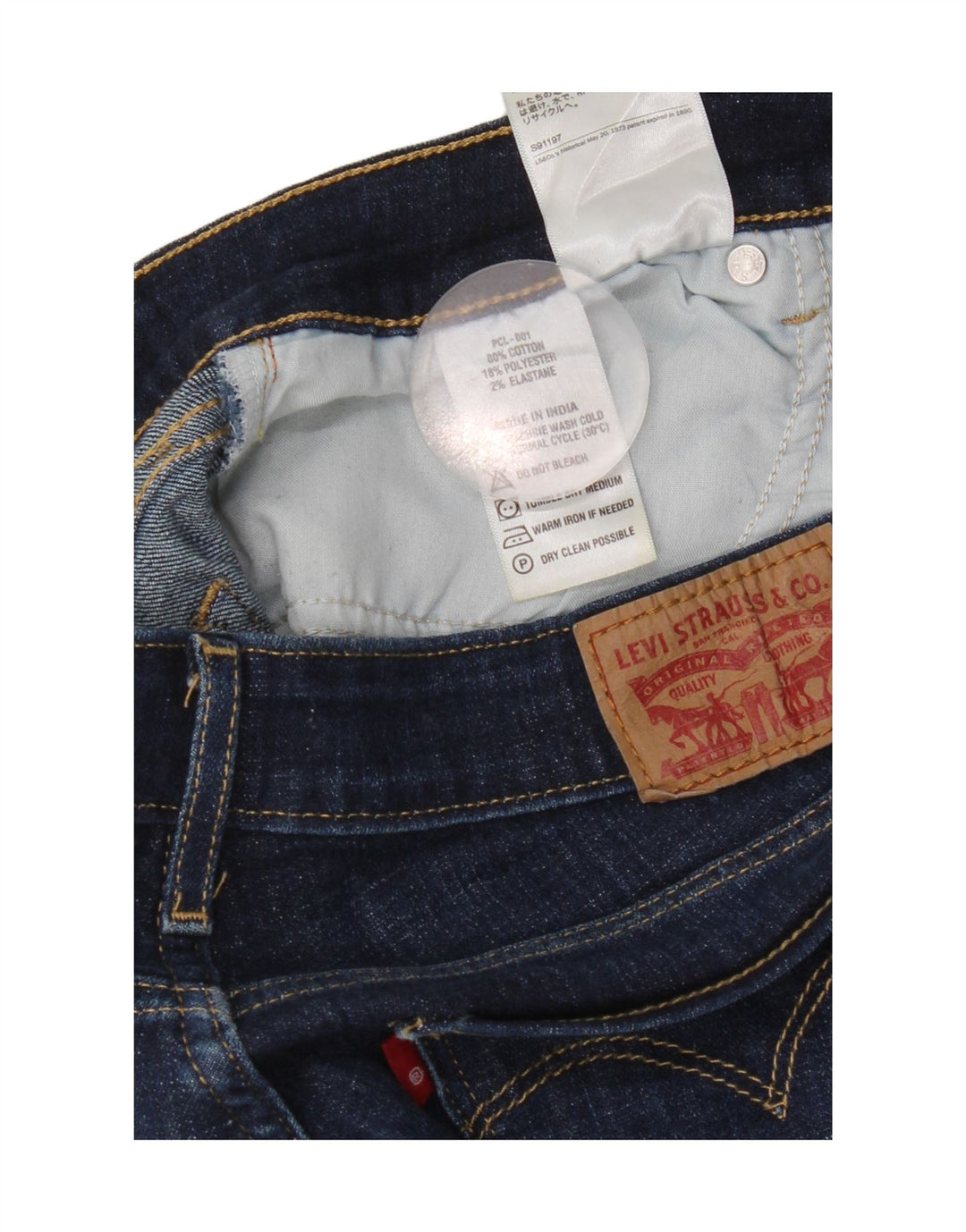 Γυναικείο τζιν Levi's Bootcut W28 L30 Μπλε βαμβακερό