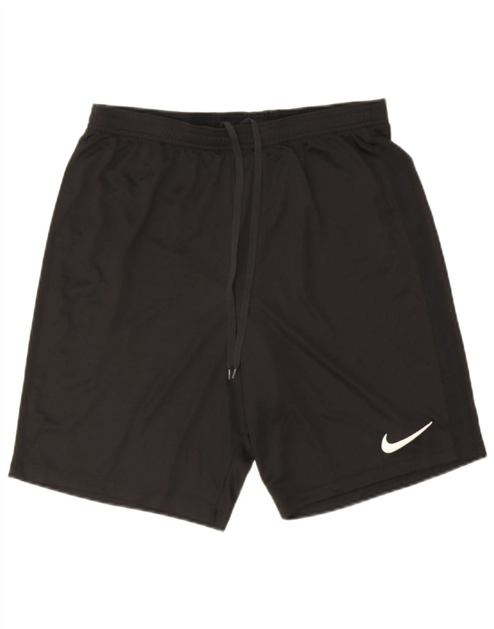 Ανδρικό αθλητικό σορτς Nike Dri Fit, μεγάλο μαύρο πολυεστέρα