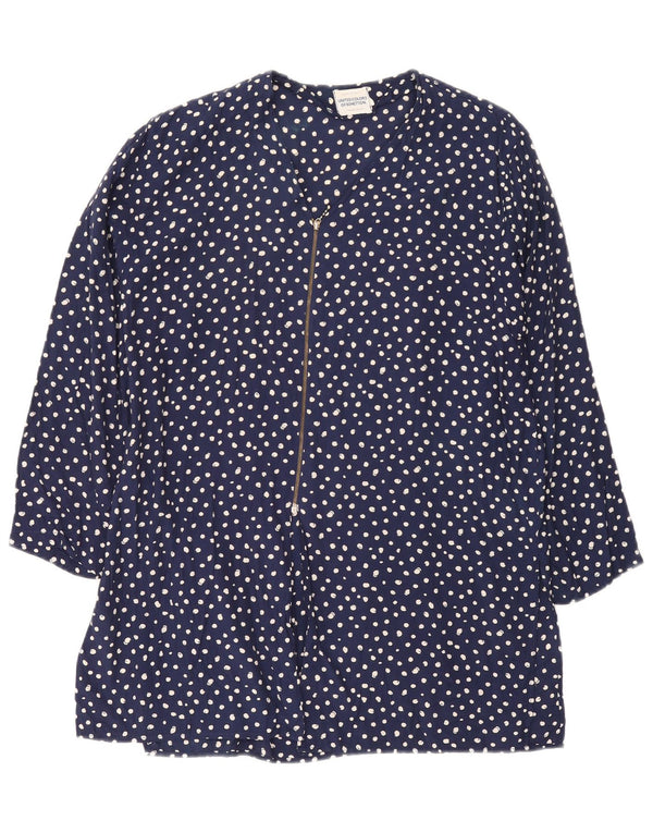 Benetton Γυναικείο χιτώνιο Oversized Top IT 44 Medium Navy Blue Spotted