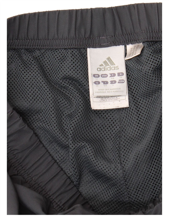 Γυναικεία αθλητική φόρμα Adidas Climalite UK 12 μεσαίο μαύρο πολυεστέρα