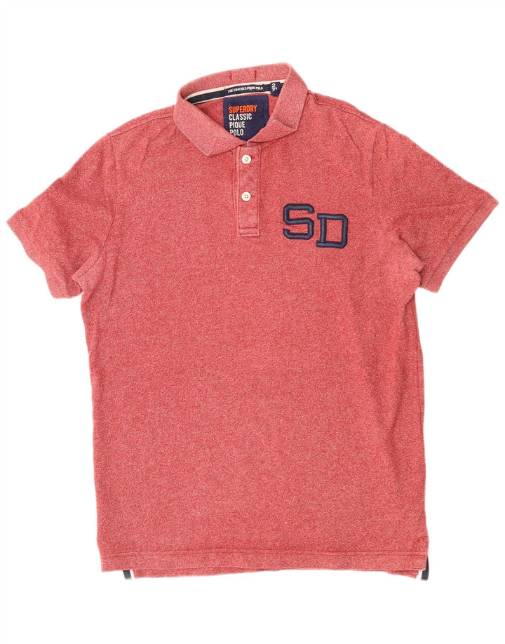 Ανδρικό πουκάμισο SUPERDRY Classic Fit Polo 2XL κόκκινο βαμβακερό