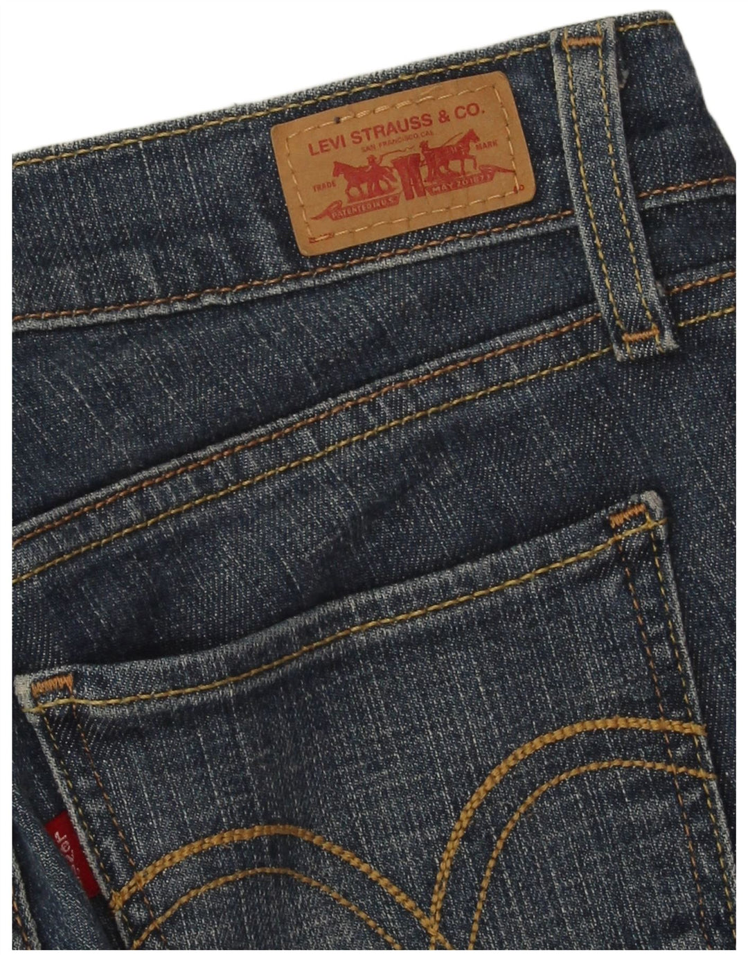 Levi's Womens 524 Too Superlow Skinny Jeans W28 L32 Blue