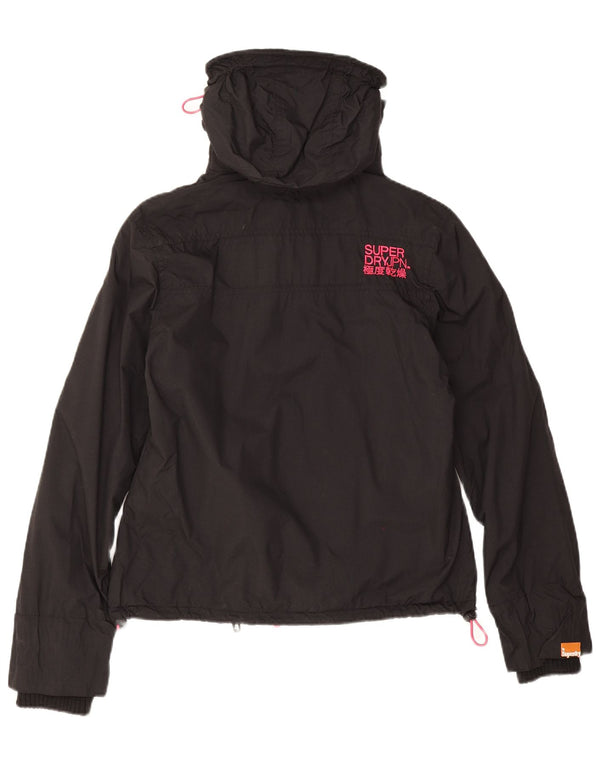 Superdry Γυναικείο Μπουφάν Windbreaker Graphic UK 14 Medium Black