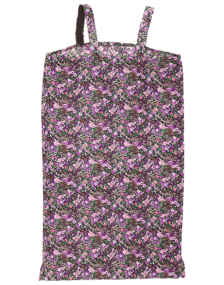 Vintage Γυναικείο Sundress UK 14 Μεγάλο πολύχρωμο Floral