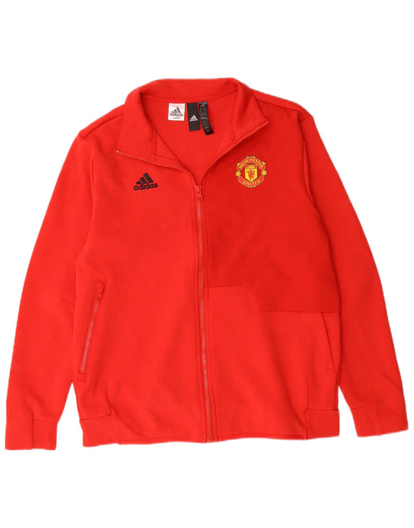 Adidas Γυναικεία φόρμα Manchester United Top Jacket UK 12/14 Medium Red