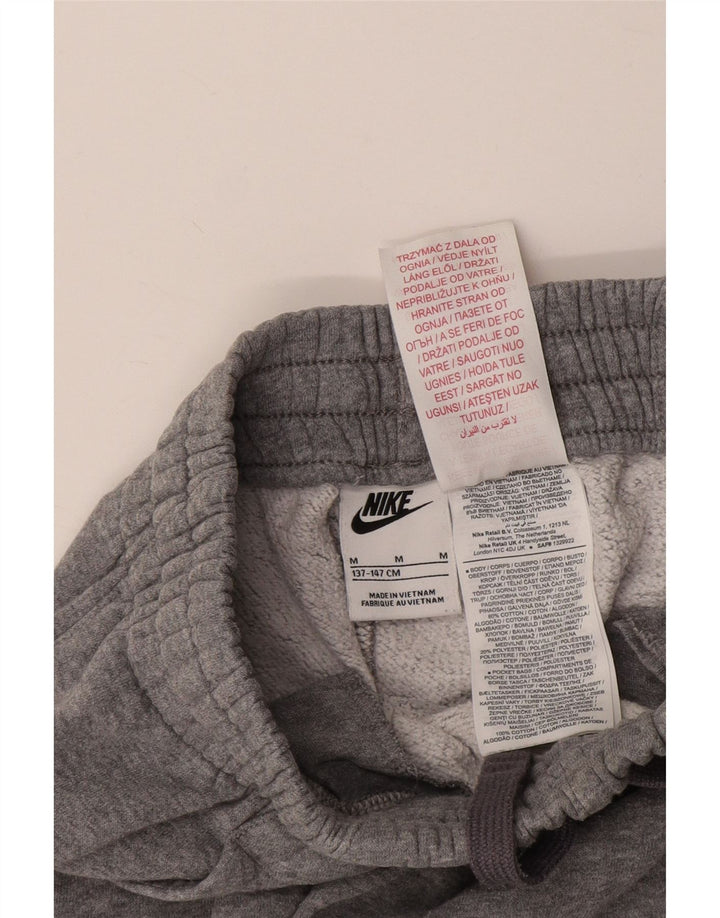 NIKE Boys αθλητική φόρμα παντελόνι Joggers 10-11 ετών μεσαίο γκρι βαμβακερό