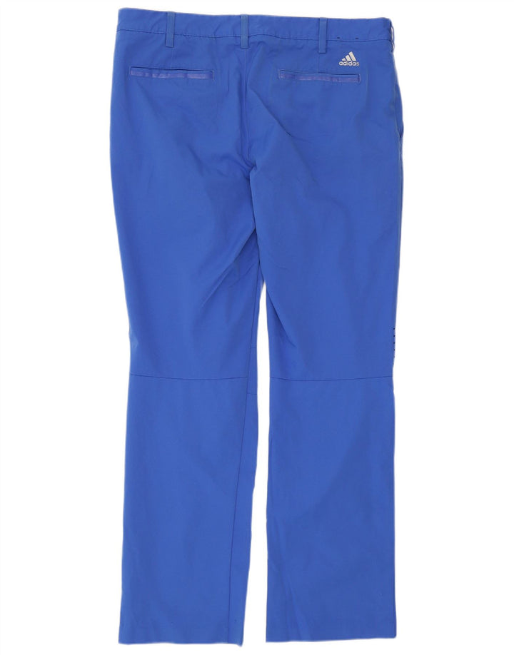 Ανδρικό ίσιο παντελόνι Chino ADIDAS W36 L32 Blue Polyester