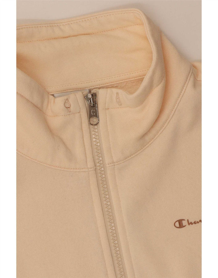 Champion Γυναικεία φόρμα Top Jacket UK 16 Large Beige Cotton