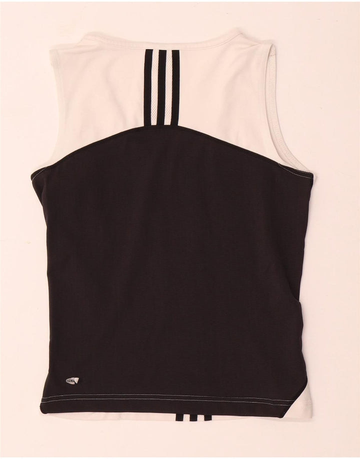 Γυναικείο γιλέκο Adidas Top UK 12 Medium White Colourblock