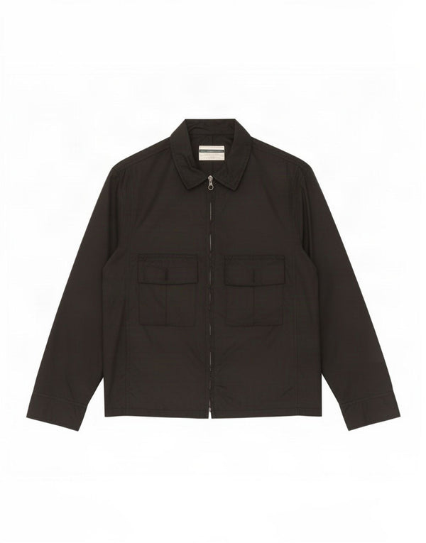 Benetton Womens Utility Jacket IT 44 Medium Black Polyamide