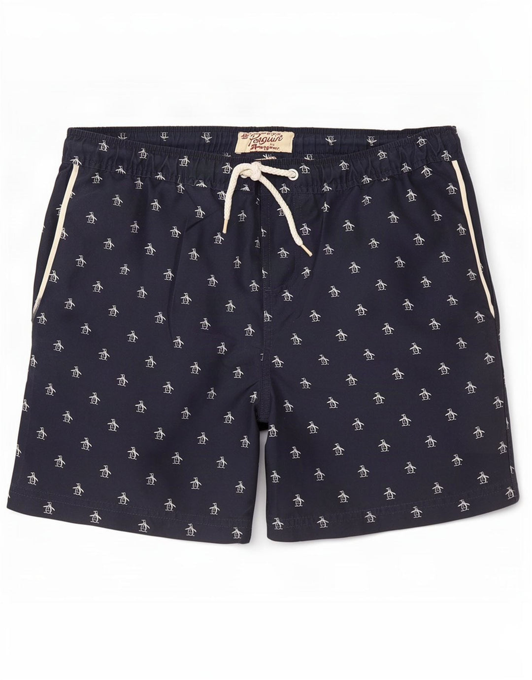 Ανδρικό γραφικό σορτς κολύμβησης Penguin Medium Navy Blue