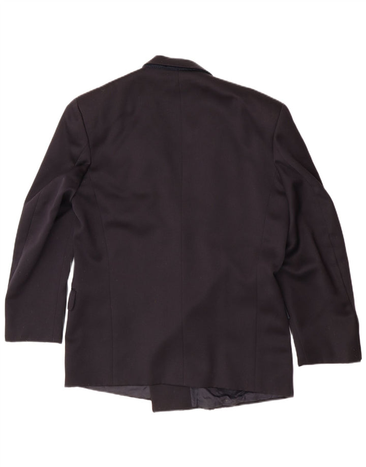 Ανδρικό σακάκι σακάκι με διπλό στήθος Hugo Boss EU 48 Medium Navy Blue