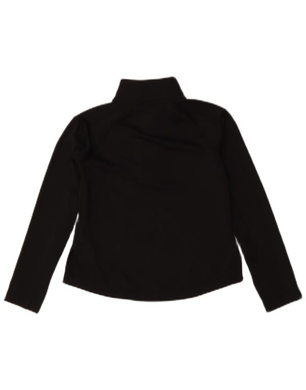 Φόρμα Nike Girls Dri Fit με φερμουάρ πουλόβερ φόρμα 8-9 ετών Small Black