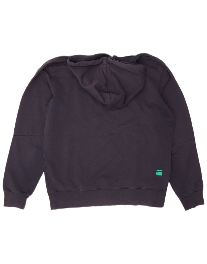 Ανδρικό G-Star Graphic Hoodie Jumper Medium Navy Blue Cotton