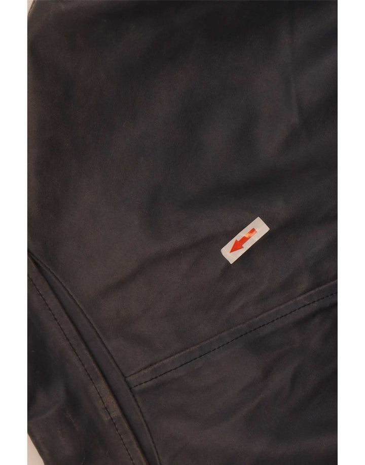 Kiros Ανδρικό Δερμάτινο Μπουφάν IT 52 XL Navy Blue