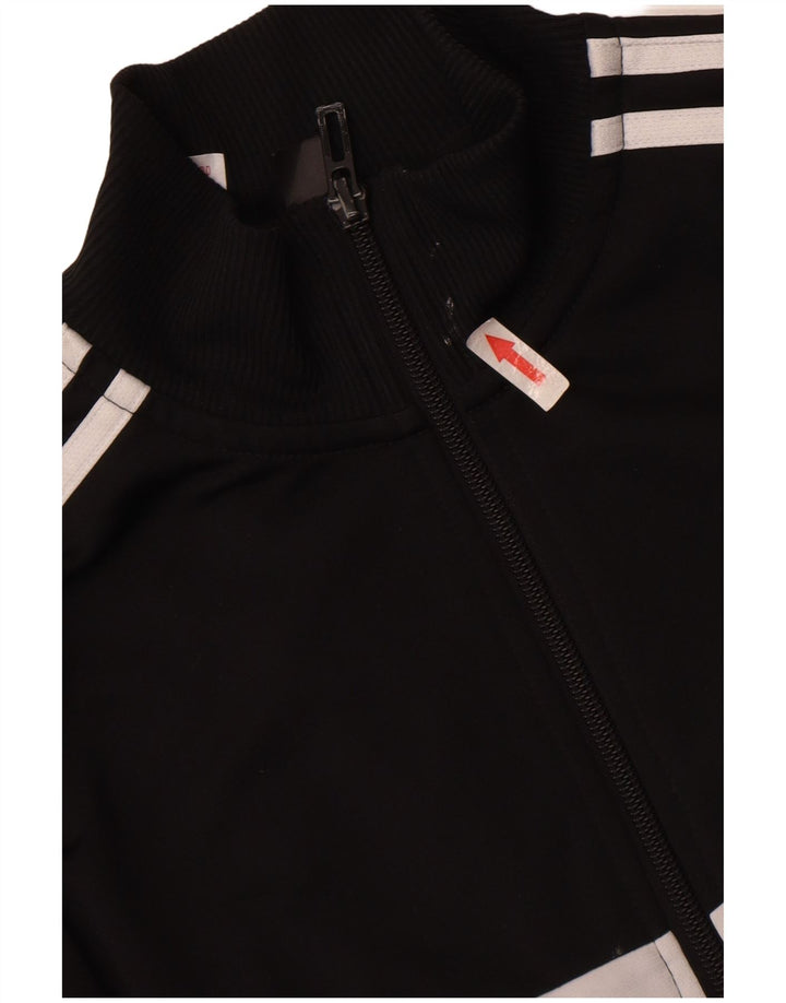 Adidas Boys αθλητική φόρμα τοπ μπουφάν 13-14 ετών Μαύρο Colourblock Polyester