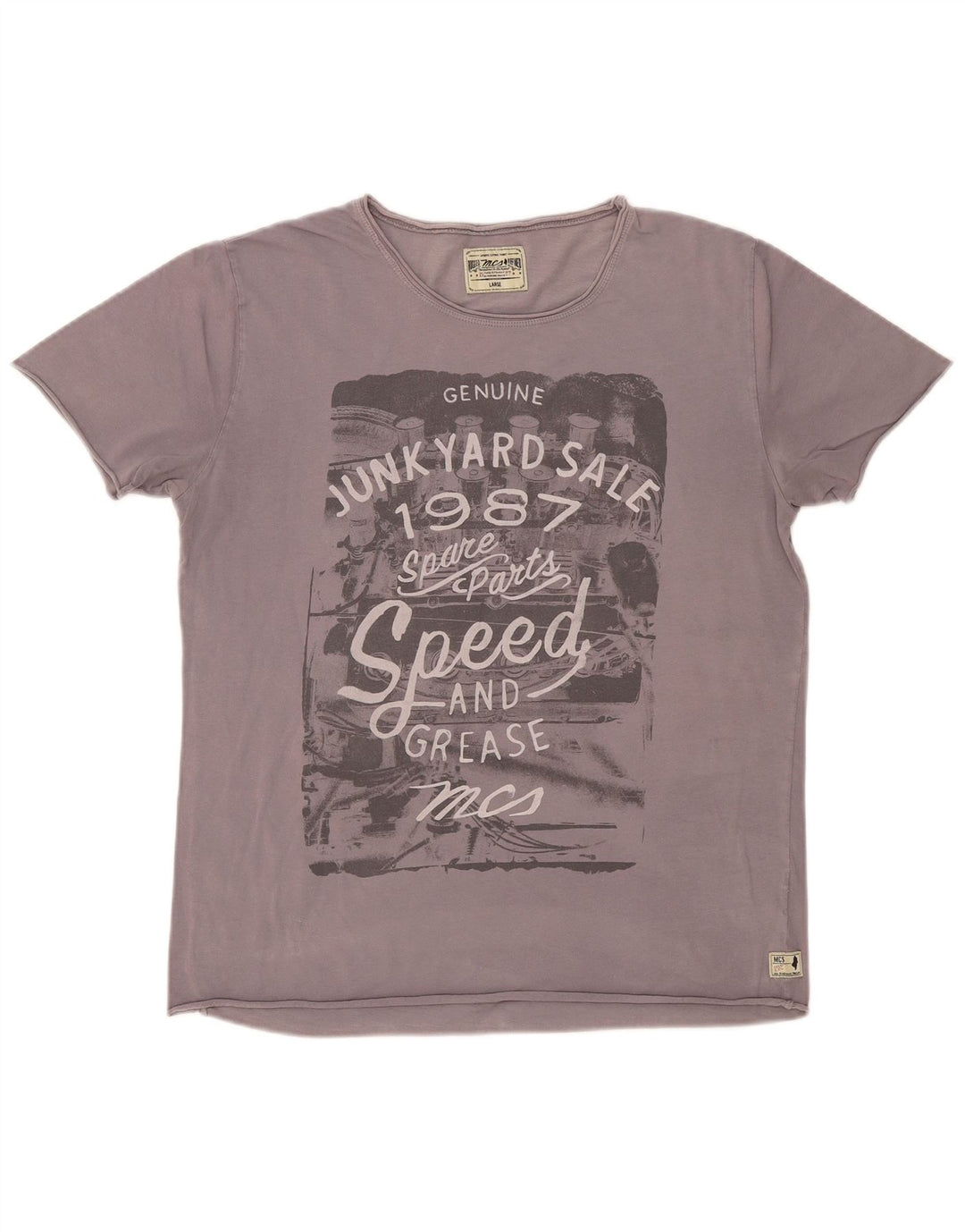 Ανδρικό γραφικό μπλουζάκι Marlboro Classics Top Large Grey
