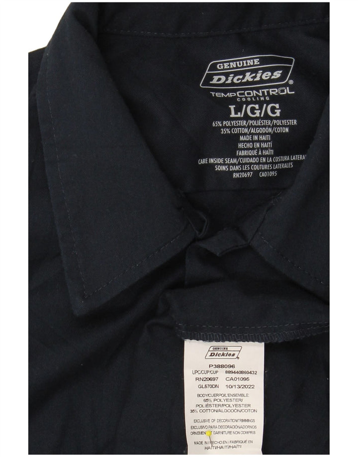 DICKIES Γνήσιο Ανδρικό Πουκάμισο Μεγάλο Ναυτικό Πολυεστέρας