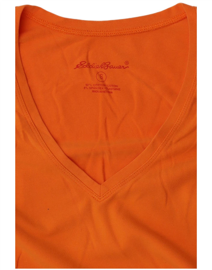 Eddie Bauer Γυναικείο Γιλέκο Τοπ UK 10 Small πορτοκαλί βαμβακερό
