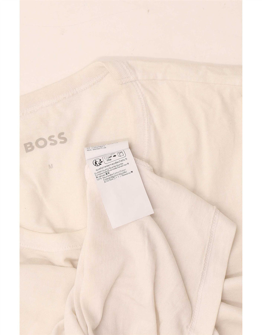 Ανδρικό T-Shirt Hugo Boss Top Μικρό λευκό βαμβακερό