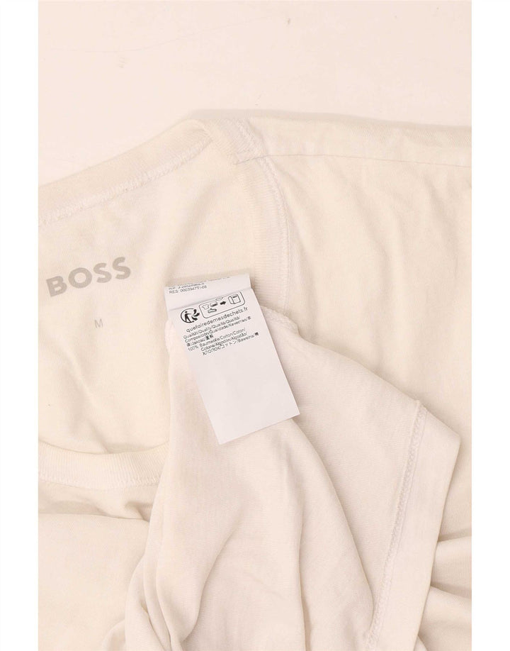Ανδρικό T-Shirt Hugo Boss Top Μικρό λευκό βαμβακερό