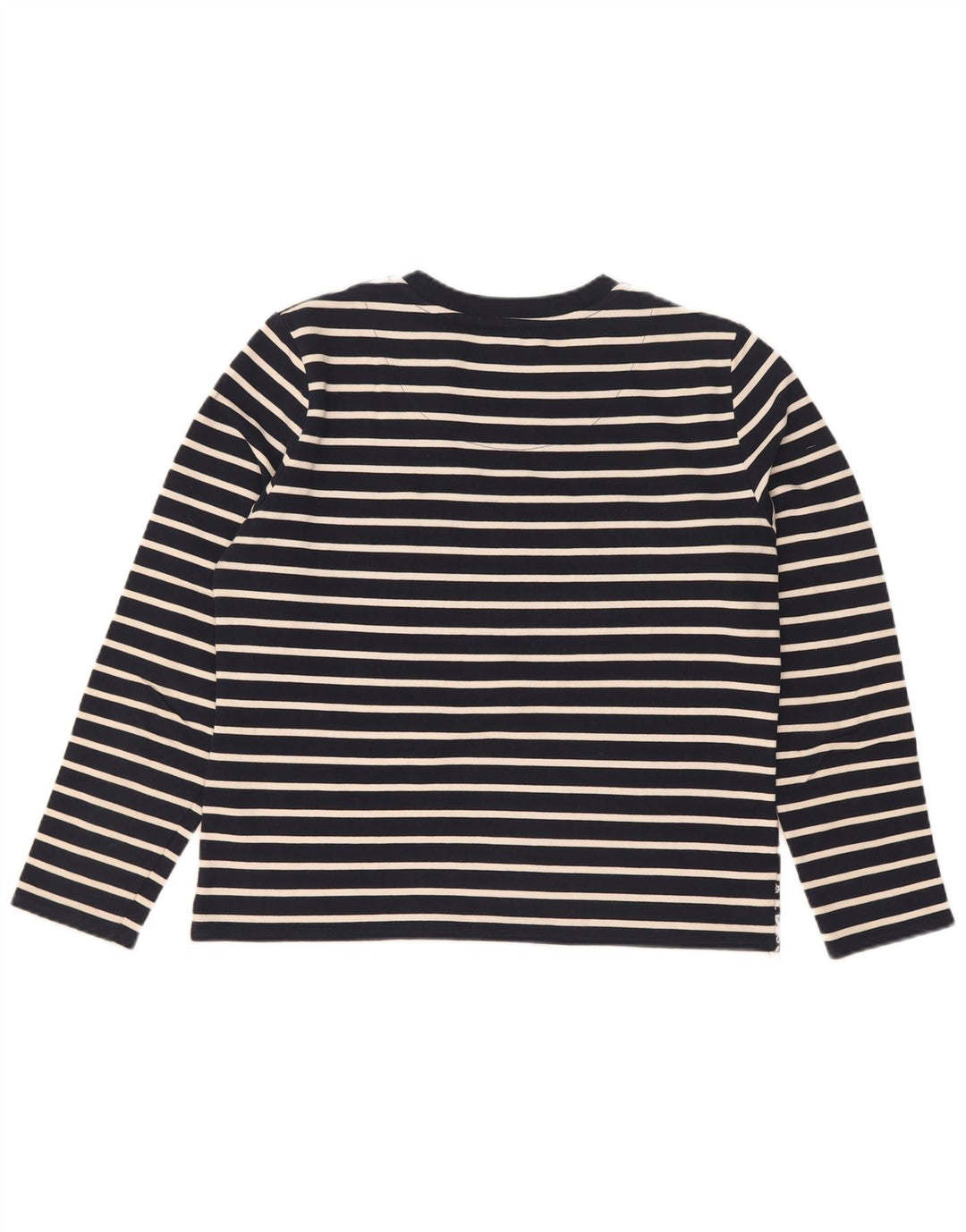 Superdry γυναικείο υπερμεγέθη μακρυμάνικο UK 10 Small Navy Blue ριγέ