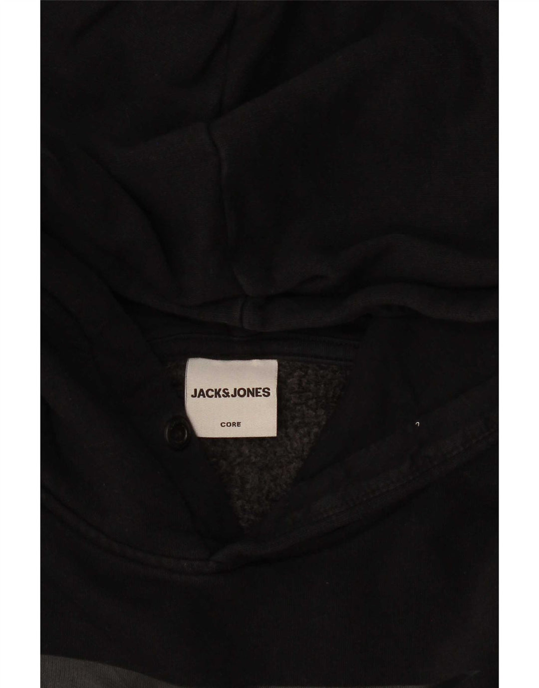Jack & Jones Ανδρικό γραφικό με κουκούλα, μικρό μαύρο