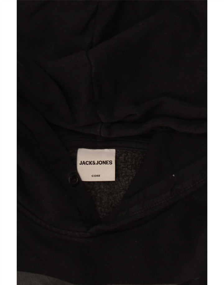 Jack & Jones Ανδρικό γραφικό με κουκούλα, μικρό μαύρο