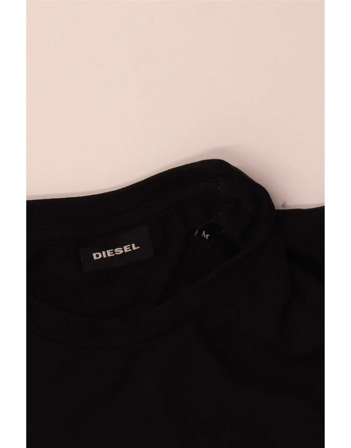 Ανδρικό γραφικό T-Shirt Diesel Top Medium Μαύρο