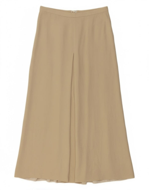 Giorgio Armani Womens High Waist Maxi Skirt IT 46 Large W28 Beige