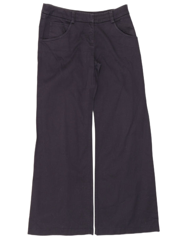 Max & Co. Γυναικεία ανοιχτό πόδι casual παντελόνι UK 8 Small W28 L28 Navy Blue