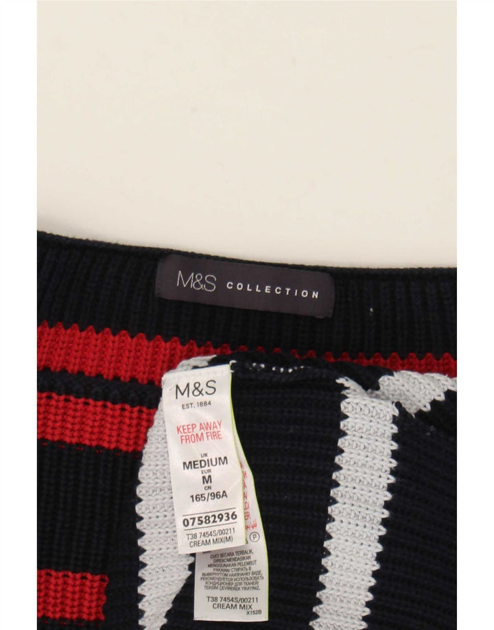 Marks & Spencer Γυναικείο πουλόβερ με λαιμόκαυστο UK 14 μεσαίο πολύχρωμο